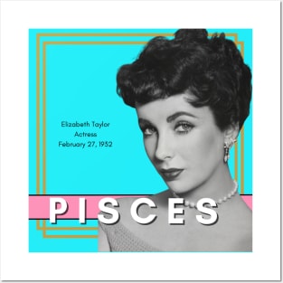 Elizabeth Taylor: Pisces Posters and Art